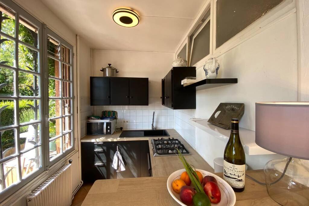 Béhuard : Maison vue Loire Esterno foto